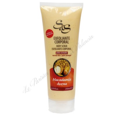 Exfoliante Corporal Natural Macadamia y Avena 250ml