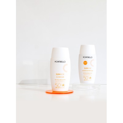 Protector Solar Facial Water Fluid SPF 50 Sunage Montibello