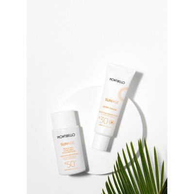 Protector Solar Facial Crema Sport Sun Gel SPF 30 Sunage Montibello