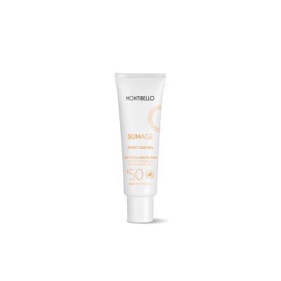 Protector Solar Facial Crema Sport Sun Gel SPF 50 Sunage 50ml Montibello