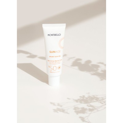 Protector Solar Facial Crema Sport Sun Gel SPF 50 Sunage 50ml Montibello